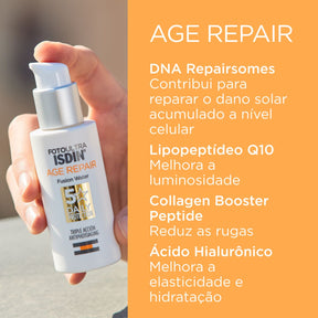 Protetor Solar Antiaging ISDIN – Fusion Water Age Repair FPS50 50ml